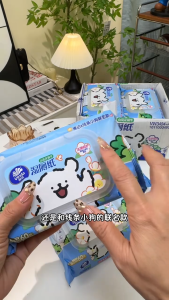 Vinda Wet Tissue Moist Toilet Paper Pure Water Kills Germs flushable 40Pcs/60Pcs/80Pcs