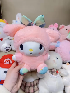 Cute Plush Bear Stuffed Animal Toy Soft Cartoon Doll Baby Companion Comfort Pillow Sleeping Teddy Boneka