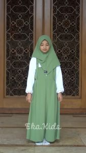 EkaKids Gamis Anak Perempuan Usia 4Tahun Sampai 13Tahun Model Terbaru 2024 2025 Overlo