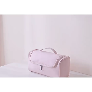 Comelnya PU Leather Hair Dryer Organizer Bag Hang-Worthy Space Saving Beg Peralatan Rambut Mesra Kembara Jimat Ruang