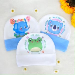 หมวกเด็กอ่อน AX001🌈 พร้อมส่ง🌈เซ็ต3ใบ หมวกเด็กแรกเกิด นุ่มสบายอ่อนโยนต่อผิวทารก หมวกเด็ก สุ่มสี/คละลาย สำหรับเด็กอ่อน