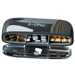 Di Động 3 Lần Ngăn Hộp Đựng Thuốc Một Ngày Tổ Chức Du Lịch Đựng Vitamin Thuốc Nhỏ Bỏ Túi Hộp Đựng Thuốc