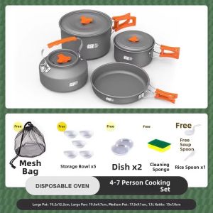 TanXianZhe | Outdoor Camping Cookware Large Capacity Set