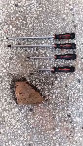 Obeng Tembus Set Obeng Obeng Magnetik Presisi Pegangan Dapat Diketuk Set 7pcs