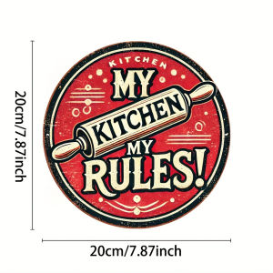 2D Exquisite Hanging Flat Round Wooden Disc Design Durable Kitchen Dining Room Bar Decorative Item Individuality Ideal Gifts