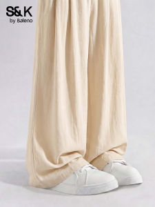 BALENO | Small Size Cool Feeling Drape High Waisted Wide Leg Pants