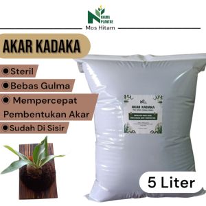 AKAR KADAKA - Media Tanam Mos Hitam Steril 5 Liter