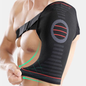 SPAFLYKO Adult Sports Shoulder Support Strap Adjustable Compression Shoulder Protector Weightlifting Strength Training Strap