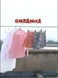 K6767 Gesper Pengering Pakaian Kalis Angin dan Anti-Gelincir (20 keping) / K6767 晾衣防风防滑固定扣 (20个) / K6767 Windproof and Anti-Slip Clothes Drying Buckles (20 pcs)