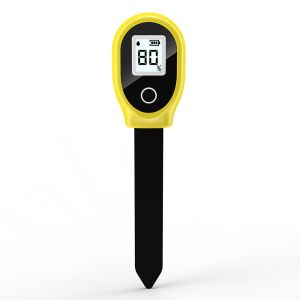 จอแสดงผลดิจิตอล LED เครื่องตรวจจับความชื้นกระถางสวนเครื่องวัดความชื้นของดินในครัวเรือนเครื่องทดสอบดินเครื่องวัดความชื้นของดิน