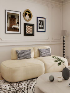 AISHANGSHUYA | Compact Living Room Fabric Sofa 80cm