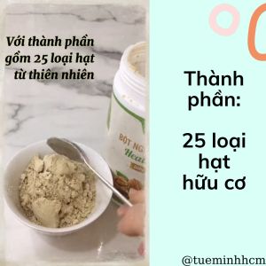 Bột ngũ cốc dinh dưỡng Tuệ Minh ngũ cốc từ 25 loại hạt thiên nhiên tốt cho sức khỏe 500g