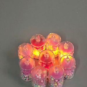 เทียนไฟฟ้า LED โคมไฟเทียน กุหลาบ เทียนปลอม ตกแต่งบ้าน สร้างบรรยากาศ โรแมนติก วาเลนไทน์