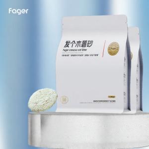Fager | Dust-Free Non-Stick Anti-Odor Wood Cassava Cat Litter