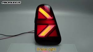 Bộ Đèn Hậu LED 2 Chiếc Dành Cho BMW Mini Cooper R50 R52 R53 2001-2007 Kiểu Union Jack Thay Thế Giao Diện T10 Màu Đỏ