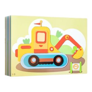 Childrens DIY 3D Sticker Craft Kit Creative Art Glue Stick Material Pack Educational Toys for Kids Handmade Decoration