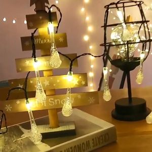 Solar Christmas Lights Outdoor waterproof Garden Lights Outdoor LED Bulb Wedding String