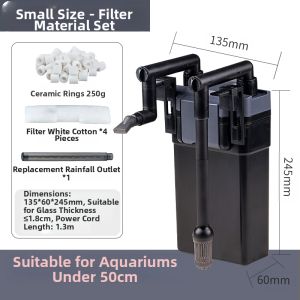 sunsun | 3-in-1 Wall-Mounted Aquarium Filter