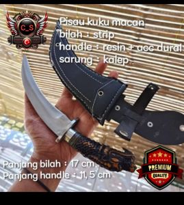 pisau HSS gagang ukir naga#pisau dapur