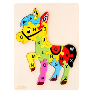 Educational Alphabet and Number Puzzle Toy for Toddlers