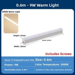 YUANMUXUAN | Ultra Bright Waterproof LED Tube Light