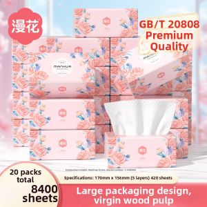 Manhua | Home Use Economical Bulk Pack Facial Tissue