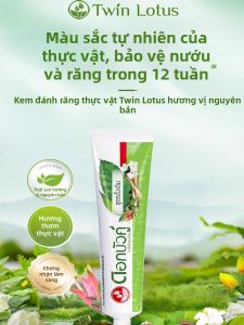 Nước Súc Miệng Răng Thảo Dược Double Lotus Clean Teeth Yellow Stains Smoke Stains Fresh Breath Oral Care Toothpaste 3759
