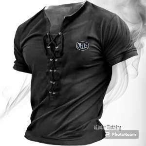 Allstar - Kaos Lengan Pendek V Neck Tali Deuz Distro / Kaos V Neck Tali Printing / Kaos V Neck Tali Pria / Kaos V Neck / Kaos Pria / Kaos Viral Distro / Kaos Terbaru / Kaos Model Tali Printing / Kaos Tali Dada / Kaos Pria Tren Terbaru / Kaos Viral