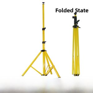 Portable Retractable Led Projector Lamp Stand Night Triangle Stall Light Bracket Engineering Emergency Lighting Source