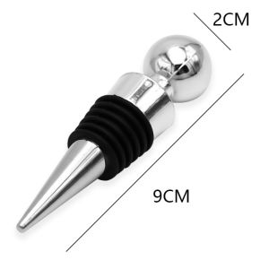 Silicone Vacuum Wine Bottle Corks Reusable Wine Stopper Used for Bar Holiday Party Keep Wine Fresh Suitable for Standard Bottle
