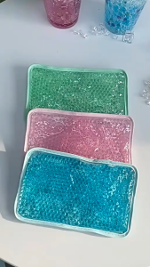 Reusable Hot Cold Pack Gel Ice Pack Soft Plush Cover Cold Compress Heat Pack For Home Travel Sports