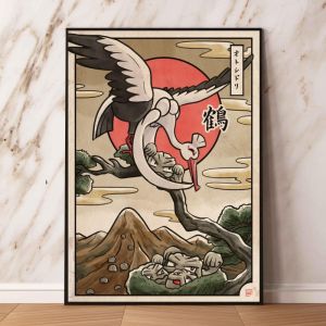 KAYOU | Hot Selling Pokemon Gyarados Classic Anime Posters Canvas Wall Art Modern Home Living Room Decoration Paintings Friends Gifts