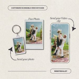 Customized Scannable Video Keychain Gift Ideas Souvenir