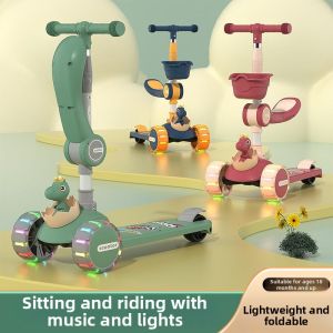 ROMADA | Convertible Folding Tricycle Scooter for Children
