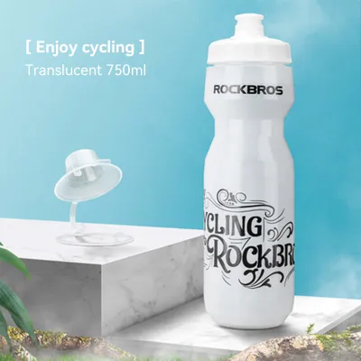 ROCKBROS Bicycle Water Bottle 750ML Big Capacity Portable Squeeze Mug Cycling Kettle Bike Cup