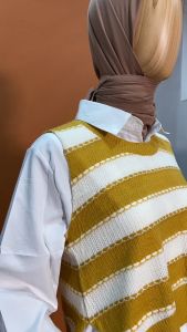 Manjujud id - Kemeja Lengan Panjang 2 in 1 Rayon Premium Mix Rajut