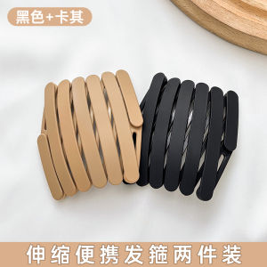 ยางรัดผมแบบพับได้ ยืดได้ สำหรับผู้หญิง 2024 ใหม่ กระเป๋าเดินทาง หน้ากาก ป้องกันการลื่นไหล ยางรัดผม ยางรัดผม