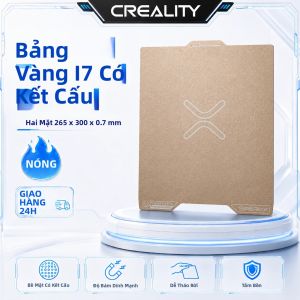 Creality | Creality Sparkx I7 Tấm Nền In PEI Có Kết Cấu Kép Tấm Nền In Có Sưởi Bằng Vàng Cho Máy In 3D Với Tấm PEI Kép