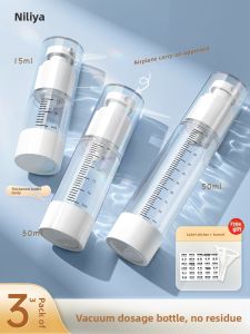 Travel Wash Set Vacuum Packing Bottle Press Type Liquid Foundation Cosmetic Sample Miniature Lotion Spray Empty Bottle