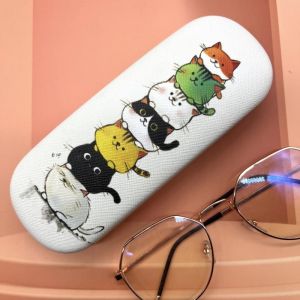 Sunglasses Box Portable Storage Box Glasses Case Pu Leather Eyewear Holder For S Case Travel Accessory Daily Use