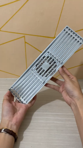 Floor Drain Panjang Pintar Kamar Mandi Full Stainless SUS 304 Model Garis Anti Karat Dan Anti Serangga