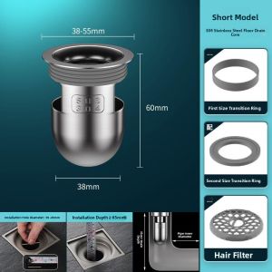 MONLEYTA | German Selected Bathroom Drain Odor Eliminator Universal Seal Cover Anti-Back Odor Insect Proof Toilet Accessory