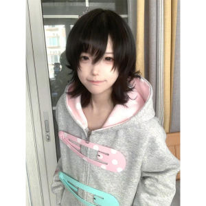 XIANGBAIWEI | Removable Hair Clip Casual Hoody Sweatshirt