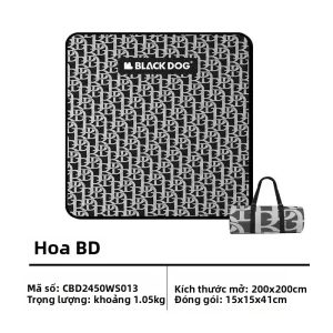 BLACK DOG | Naturehike BLACKDOG Thảm Dã Ngoại Bằng Nhôm Siêu Âm Thảm Cách Nhiệt Chống Thấm Nước Thảm Cắm Trại 200x200cm Tấm Lót Chống Ẩm Cho Các Hoạt Động Ngoài Trời