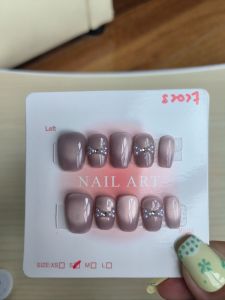 10 PCS PRESS ON NAILS. HANDMADE NAILS SIZE S