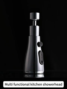 Malaysia In Stock 360° Rotatable Universal Faucet Extender 3-Speed Adjustable Sink Sprayer High Pressure Bathroom Kitchen Shower Washbasin Spray Head Faucet Bubbler Nozzle Water Tap Extend Adapter Filter Purifier Replacement Keran Bib Tap Paip 水龙头