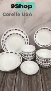 Corelle USA - Peaceful Farm - Full 18 Món Tô Chén Dĩa Diệp Lam An