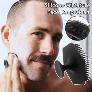 Facial Cleansing Brush Silicone Scrubber Deep Clean Massage Exfoliator For Pore Minimizing Blackhead Removal Shave Men And Women
