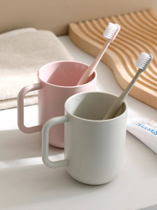 Bộ Cốc Đánh Răng Đơn Giản Cho Cặp Đôi Bộ Cốc Vệ Sinh Cá Nhân Bộ Cốc Đánh Răng Cỡ Lớn Cho Gia Đình Chất Liệu Nhựa Dung Tích 400ml