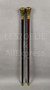 Vintage Prussian Eagle Walking Cane Luxury Pattern Black Gold Handle Detachable Elegant Wood Walking Stick for Men And Women